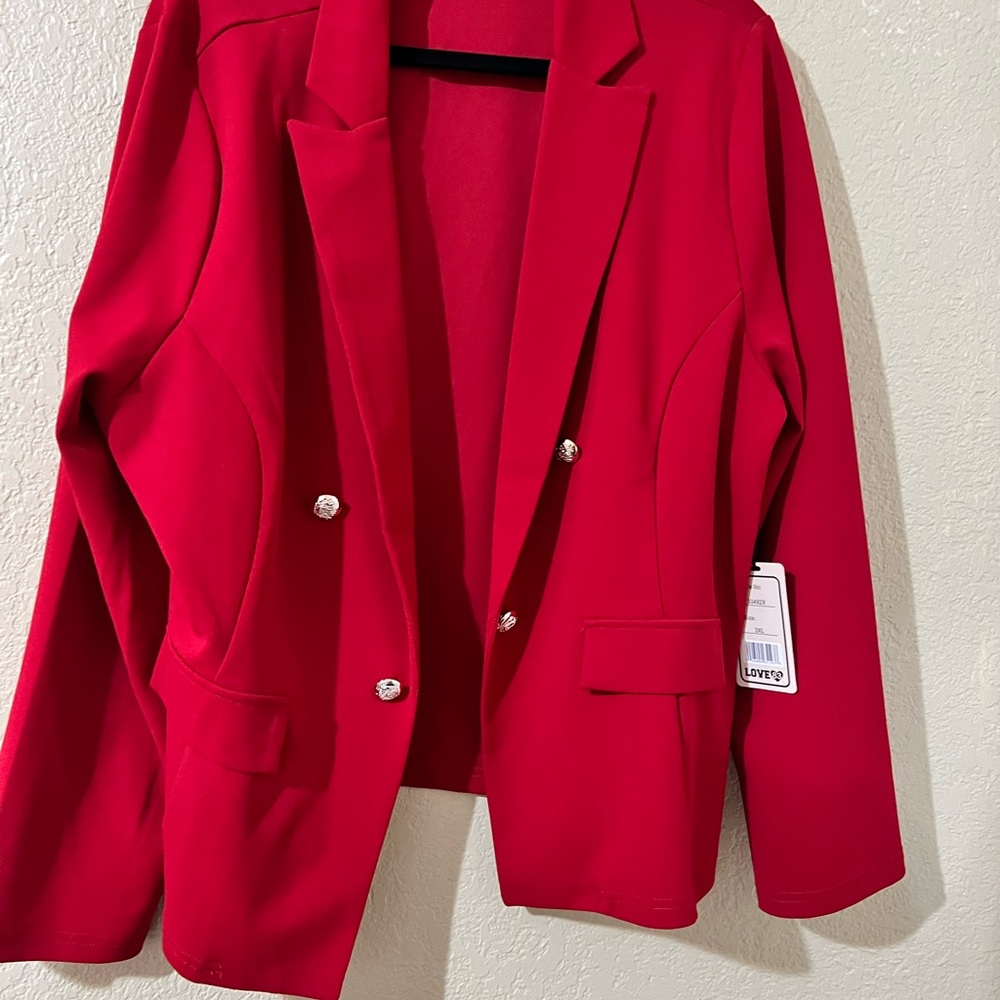 Women's Red Blazer